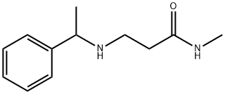 N-Methyl-3-[(1-phenylethyl)amino]propanamide Structure