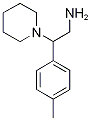 2-(4-methylphenyl)-2-piperidin-1-ylethanamine Struktur