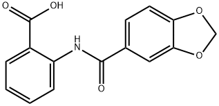 2-(1,3-苯并二唑-5-基羰基氨基)苯甲酸, 926256-19-1, 结构式