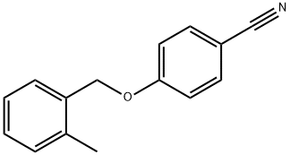 4-[(2-methylphenyl)methoxy]benzonitrile 结构式