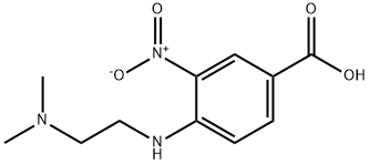 4-{[2-(dimethylamino)ethyl]amino}-3-nitrobenzoic acid 结构式