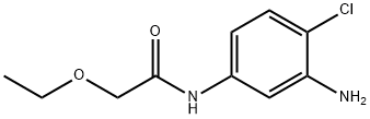 N-(3-氨基-4-氯苯基)-2-乙氧基乙酰胺 结构式