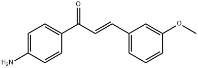 (2E)-1-(4-aminophenyl)-3-(3-methoxyphenyl)prop-2-en-1-one Structure