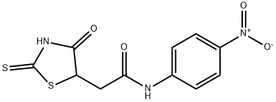 2-(2-mercapto-4-oxo-4,5-dihydro-1,3-thiazol-5-yl)-N-(4-nitrophenyl)acetamide,1142200-43-8,结构式