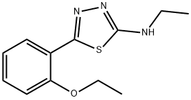 337310-80-2 5-(2-エトキシフェニル)-N-エチル-1,3,4-チアジアゾール-2-アミン