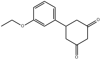 5-(3-ethoxyphenyl)cyclohexane-1,3-dione Struktur