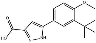 5-(3-tert-butyl-4-methoxyphenyl)-1H-pyrazole-3-carboxylic acid