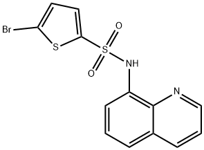 5-溴-N-喹啉-8-基-2-噻吩磺酰胺,620103-87-9,结构式