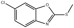 6-chloro-2-(methylthio)-1,3-benzoxazole Structure