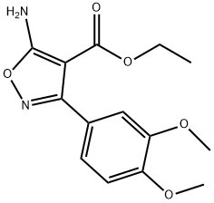 ethyl 5-amino-3-(3,4-dimethoxyphenyl)isoxazole-4-carboxylate|5-氨基-3-(3,4-二甲氧苯基)异恶唑-4-甲酸乙酯