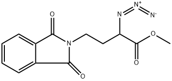 methyl 2-azido-4-(1,3-dioxo-1,3-dihydro-2H-isoindol-2-yl)butanoate Structure