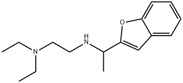 N'-[1-(1-benzofuran-2-yl)ethyl]-N,N-diethylethane-1,2-diamine Structure