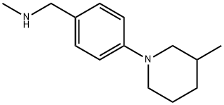 N-甲基-N-[4-(3-甲基哌啶-1-基)苄基]胺二盐酸盐 结构式