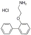 [2-(biphenyl-2-yloxy)ethyl]amine hydrochloride 结构式