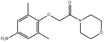 [3,5-dimethyl-4-(2-morpholin-4-yl-2-oxoethoxy)phenyl]amine|[3,5-二甲基-4-(2-吗啉-4-基-2-氧代乙氧基)苯基]胺