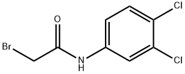 2-溴-N-(3,4-二氯苯基)乙酰胺 结构式