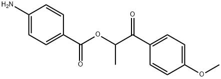 2-(4-甲氧苯基)-1-甲基-2-氧代苯佐卡因,1160264-16-3,结构式