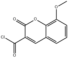 8-甲氧基-2-氧代-2H-色烯-3-甲酰氯,1729-01-7,结构式