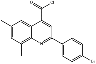 1160262-80-5 2-(4-ブロモフェニル)-6,8-ジメチルキノリン-4-カルボニルクロリド