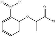 2-(2-nitrophenoxy)propanoyl chloride Structure