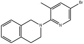 2-(5-Bromo-3-methyl-2-pyridinyl)-1,2,3,4-tetrahydroisoquinoline Structure