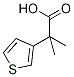 2-Methyl-2-(3-thienyl)propanoic acid 化学構造式