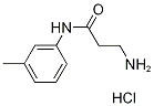 3-Amino-N-(3-methylphenyl)propanamidehydrochloride,,结构式