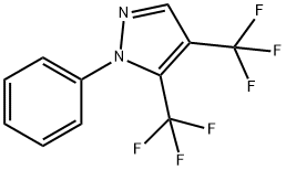 1-Phenyl-4,5-bis-(trifluoromethyl)-1H-pyrazole 结构式