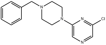 1-Benzyl-4-(6-chloro-2-pyrazinyl)piperazine,1219967-50-6,结构式