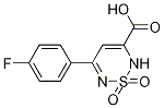  5-(4-Fluoro-phenyl)-1,1-dioxo-1,2-dihydro-1lambda*6*-[1,2,6]thiadiazine-3-carboxylic acid