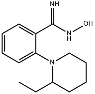 2-(2-Ethyl-1-piperidinyl)-N'-hydroxybenzenecarboximidamide Structure