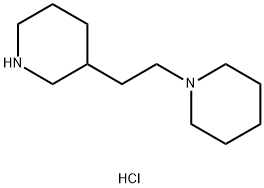 1-[2-(3-Piperidinyl)ethyl]piperidinedihydrochloride Structure