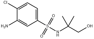 3-Amino-4-chloro-N-(2-hydroxy-1,1-dimethylethyl)-benzenesulfonamide|