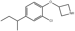 3-[4-(sec-Butyl)-2-chlorophenoxy]azetidine,1220027-58-6,结构式