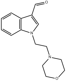 1-(2-MORPHOLIN-4-YLETHYL)-1H-INDOLE-3-CARBALDEHYDE,151409-85-7,结构式