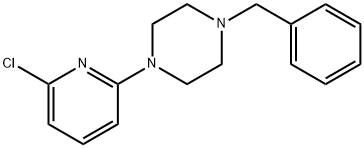 1-Benzyl-4-(6-chloro-2-pyridinyl)piperazine Structure