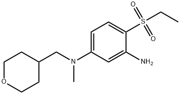 1220033-98-6 4-(Ethylsulfonyl)-N1-methyl-N1-(tetrahydro-2H-pyran-4-ylmethyl)-1,3-benzenediamine