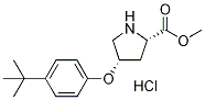 Methyl (2S,4S)-4-[4-(tert-butyl)phenoxy]-2-pyrrolidinecarboxylate hydrochloride,1354488-24-6,结构式