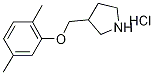 3-[(2,5-Dimethylphenoxy)methyl]pyrrolidinehydrochloride Structure