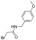 2-Bromo-N-(4-methoxybenzyl)acetamide Struktur