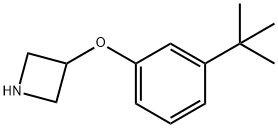 3-[3-(tert-Butyl)phenoxy]azetidine Structure