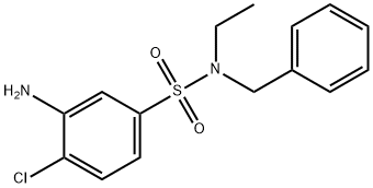 3-Amino-N-benzyl-4-chloro-N-ethylbenzenesulfonamide Structure