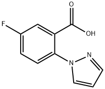 5-Fluoro-2-(1H-pyrazol-1-yl)benzoic acid|