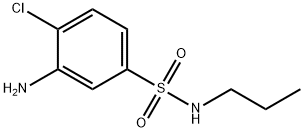 3-Amino-4-chloro-N-propylbenzenesulfonamide,1017409-30-1,结构式