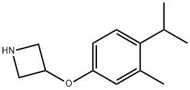 3-(4-Isopropyl-3-methylphenoxy)azetidine,1219963-79-7,结构式