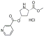 (3S,5S)-5-(Methoxycarbonyl)pyrrolidinylnicotinate hydrochloride,,结构式