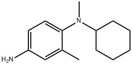 N-1-Cyclohexyl-N-1,2-dimethyl-1,4-benzenediamine Struktur