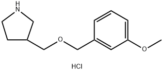 3-{[(3-Methoxybenzyl)oxy]methyl}pyrrolidinehydrochloride|