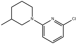 1-(6-Chloro-2-pyridinyl)-3-methylpiperidine Struktur