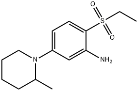 2-(Ethylsulfonyl)-5-(2-methyl-1-piperidinyl)-aniline|